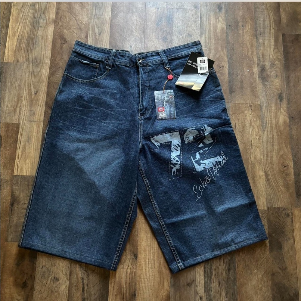 Rare Vintage Y2K ECKO Baggy Long Jorts Size 38